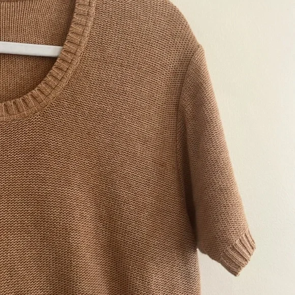 Peruvian Connection Cotton Tunic Sweater Top Lagenlook Luxury Minimalist Cozy - Picture 3 of 5